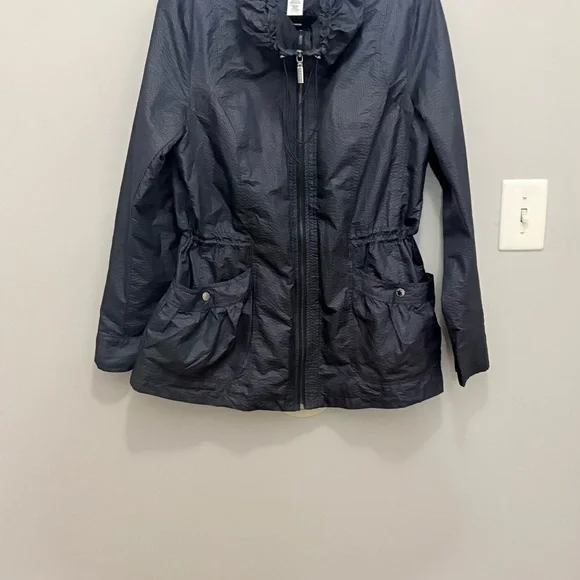 Liz Claiborne Navy Utility Jacket - Picture 5 of 8